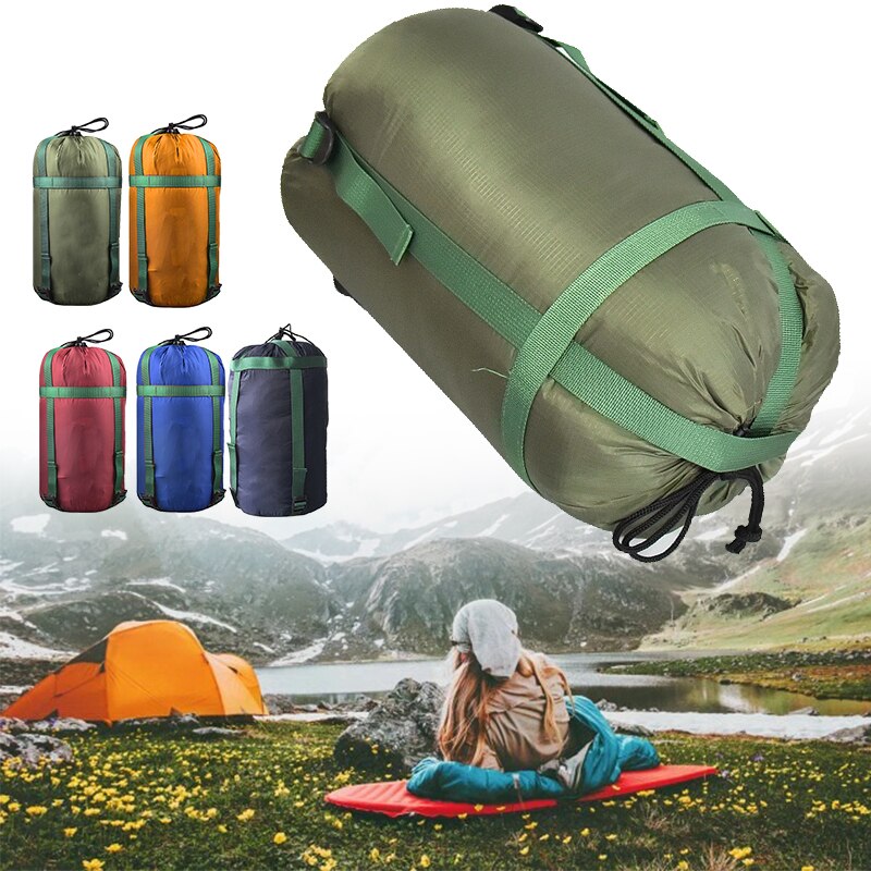 Camping Sleeping Bag Wound Ultralight Sleeping Bag for Outdoor Recreation for Hiking for Hunting Fishing Outdoor Activities